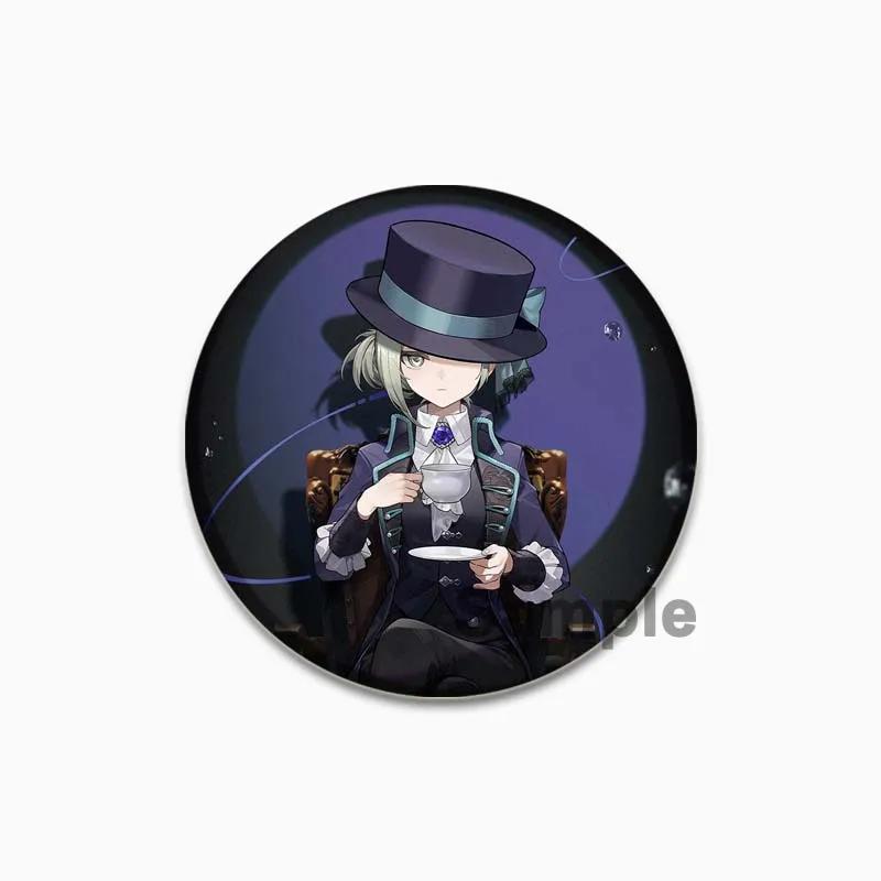 32/44/58mm Electronic Role Playing Games Badge Spathodea Ezra Desert Flannel Brooches Handmade Lapel Pins for Clothes Hat Backpack Jewelry