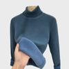 Women's High Collar Fleece Sweater - Thickened Velvet, Fashionable Autumn/Winter Top