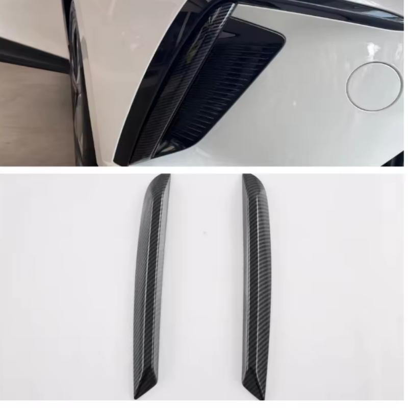 Fit For MG 4 MG4 EV Mulan 2022 2023 2024 ABS Front Or Rear FogLights fog Lamp Decoration Cover Bezel Eyebrow Cover Trim Styling Q0
