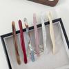 Korean Acetate One-Word Hair Clip: Elegant, Versatile Spring Hairpin for Women, 2025