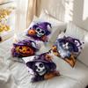 Home Decor Halloween Witch-Themed Skull & Pumpkin Pillows Pattern Cushion Cover Suitable For Sofa Bedroom Car Pillow Cover