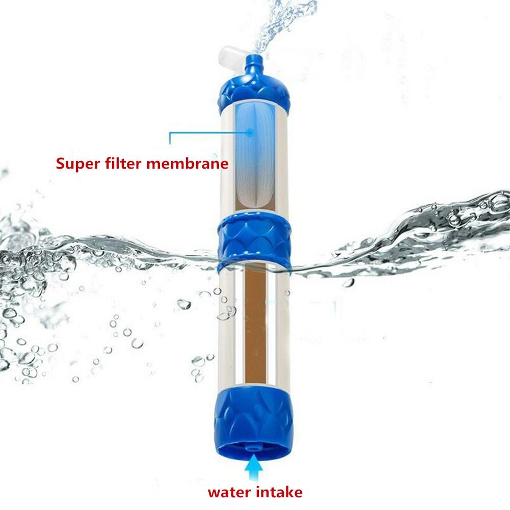 Portable Outdoor Pressurized Water Purifier Camping Survival Supplies