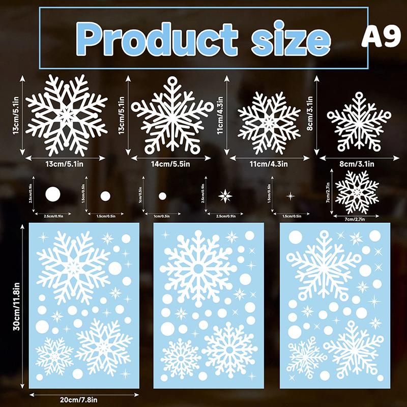 

Christmas Window Stickers Decorations Static Stickers Wall Sticker Kids Room Wall Decals Merry Christmas Decorations A9