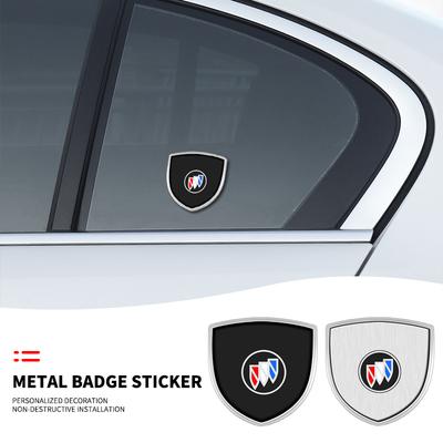 3D Car Styling Shield Emblem Badge Metal Stickers Decor Decals For Buick Century Excelle XT Envision Excelle GT Verano GL8 GL6