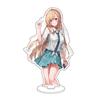 Acrylic Stand Board Anime My Dress-Up Darling Home Decorations Kitagawa Marin with Long Blonde Hair and Red Eyes