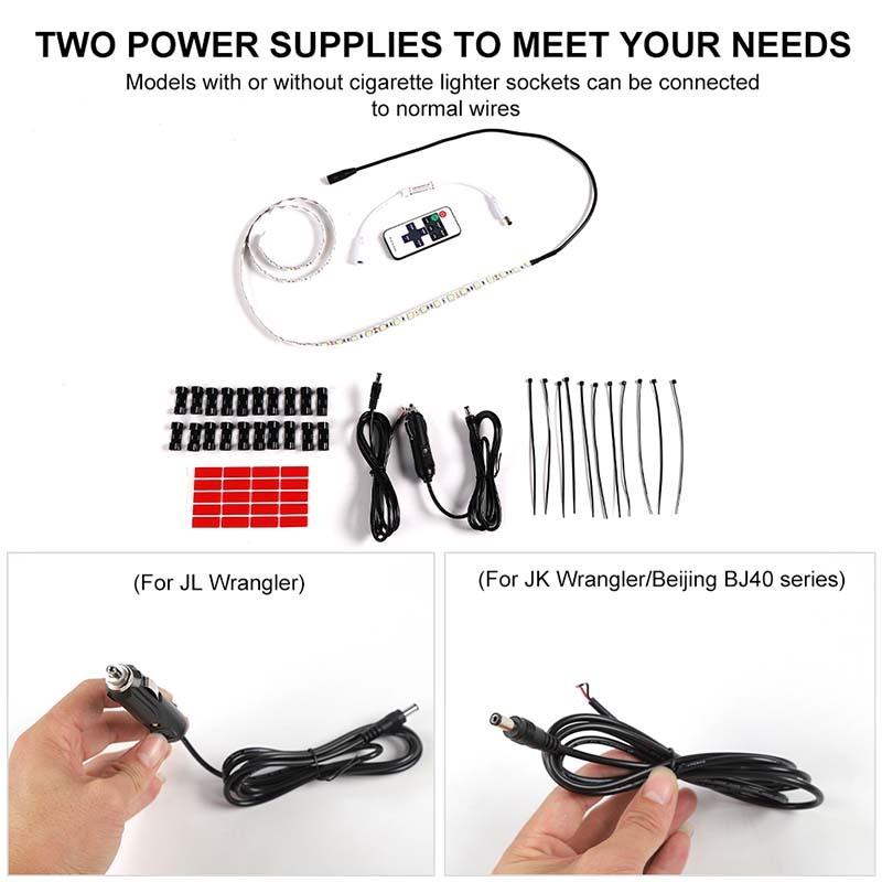 Lampa Stop Portbagaj Sticlă Ușă Ridicare Top Potrivită Pentru Jeep Wrangler TJ/JK/JL/BJ40 Accesorii Exterioare Auto