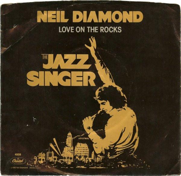 

7inch Record NEIL DIAMOND - Love On The Rocks 4939 Capitol Records 1980 US Rock Used