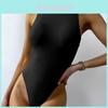 Summer Streetwear Bodysuit With Doublelayer Milk Silk Fabric For Women