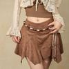 Stylish Braided Waistband With Wooden Bead Accents Durable And Comfortable For Wear