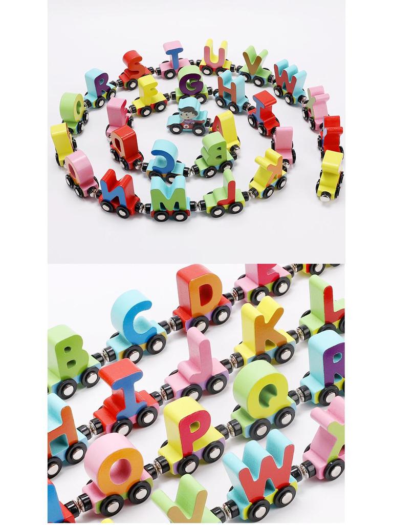 Magnetic Digital Train Toy - Educational Building Blocks for Kids Aged 1-6