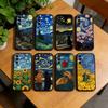 Coque de téléphone Van Gogh La Nuit Étoilée S-N Noir Silicone Souple Pour Samsung Galaxy A73,A72,A71,A70,A53,A52,A51