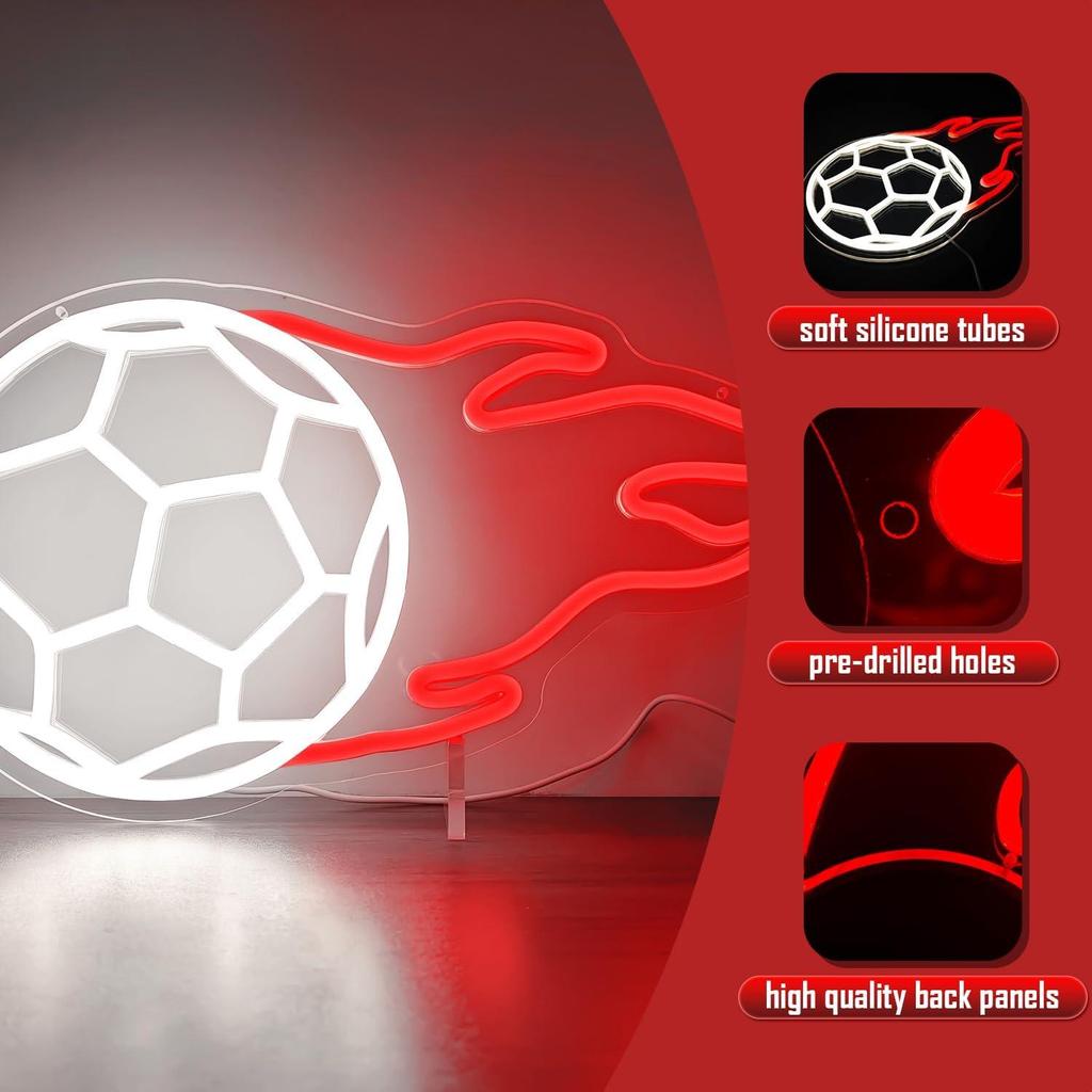 Multi-color LED Neon Light Signs - Transparent Acrylic Party Decorations