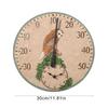 Wetterfeste Wanduhren Hängende digitale Wetterthermometer für Garten Küche Außen Innen Uhr und Thermometer