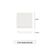 Gold-Rimmed Rectangular Ceramic Dessert and Sushi Plate