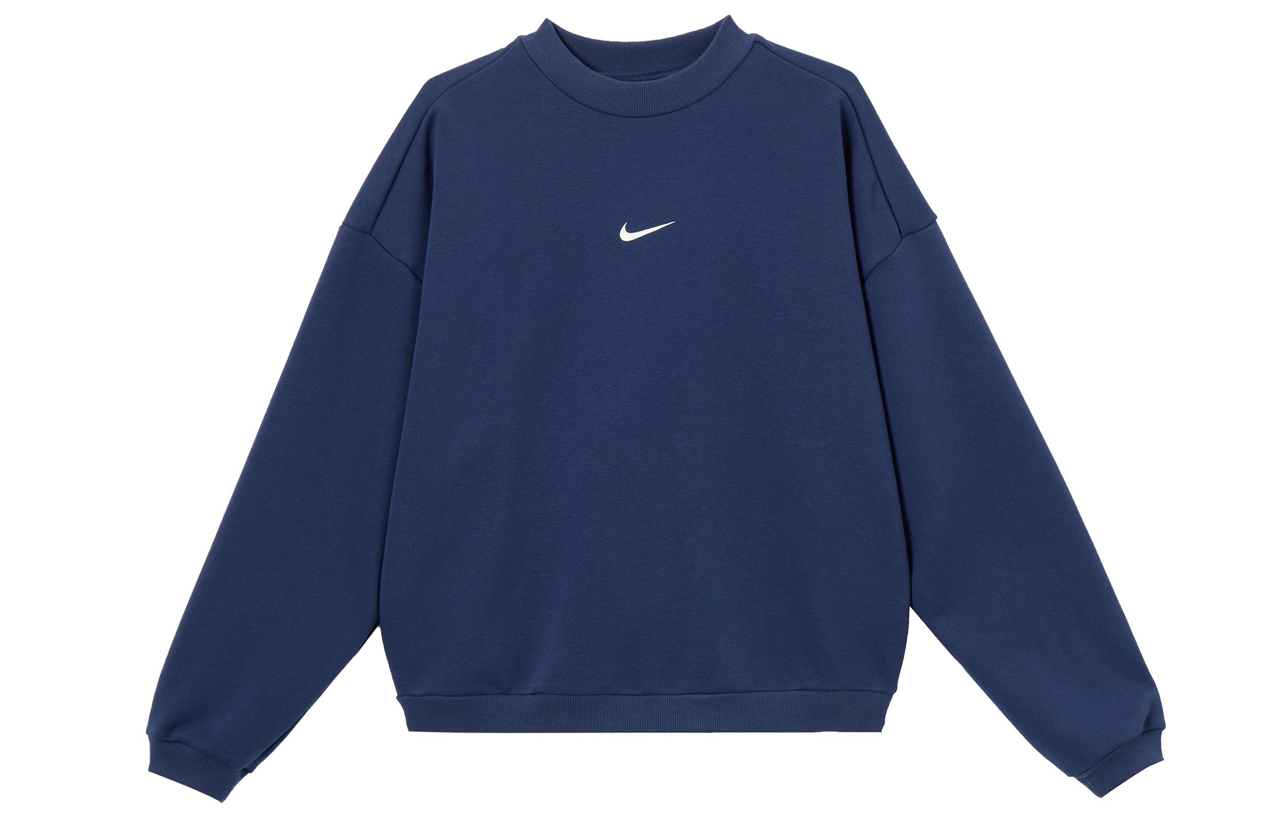 Nike Sweatshirts Men s Marine Blue Crew Neck Moderate IR0107-410 XL