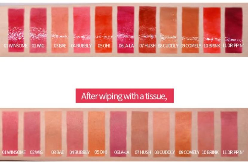 HOLIKA HOLIKA HEART CRUSH GLOW TINT AIR [Official Japanese Product] (4. Bubbly)
