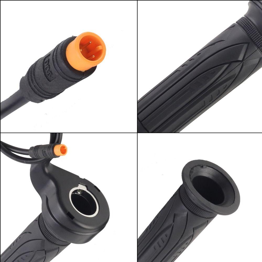Waterproof Connector E Bike Throttle 3 Pin Speed Throttle Handle Electric Bicycle Throttle Ebike