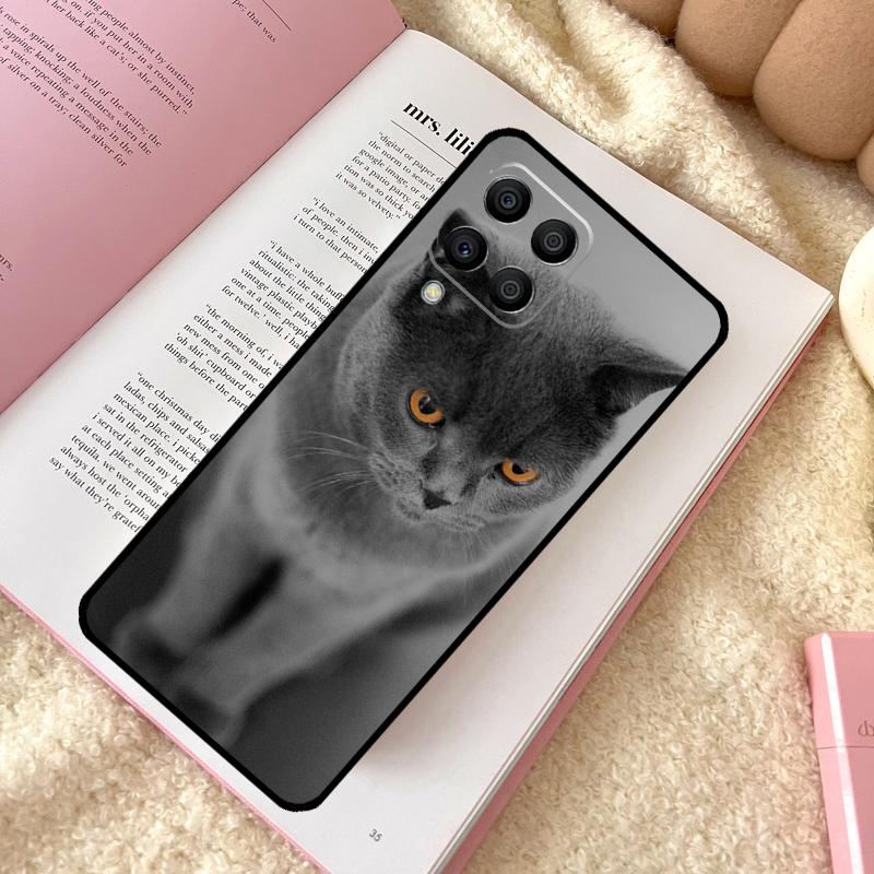 British Shorthair Cat Case For Samsung Galaxy M21 M12 M13 M14 M15 M06 M16 M36 M56 M31 M53 M32 M52 M35 M55 M34 M54