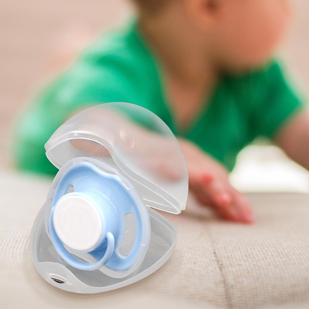 3pc Baby Nipple Container Box Pacifier Box Clear Holder Case For Pacifier Lightweight Transparent Baby Soother Container Carrier