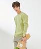 CHASECULT Men'S Modified Texture Round Sweater-Dark5211B0Y