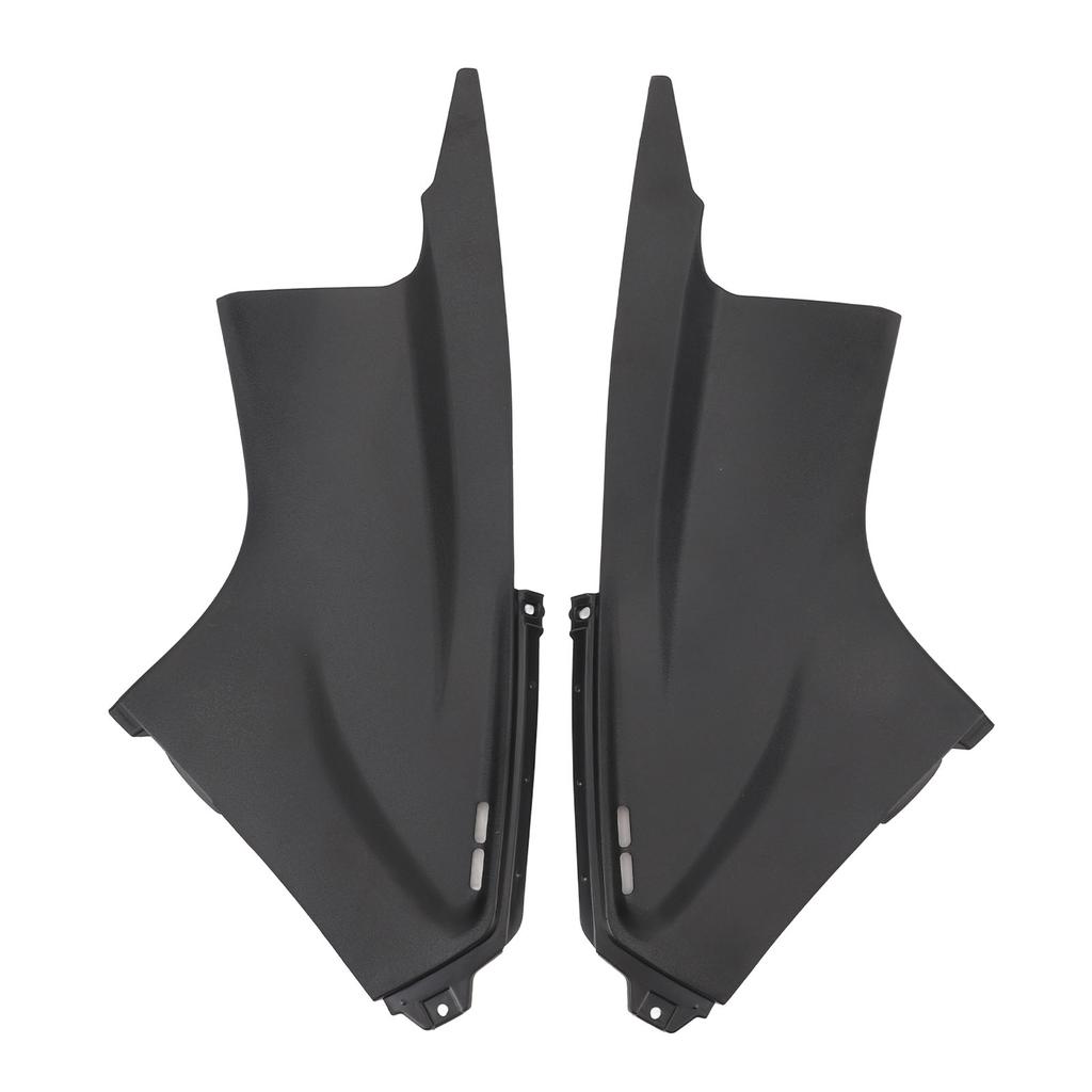 1 Pair Motorcycle Side Air Duct Cover Fairing Insert Black Left Right Fairing Deflector Cover for YZF R6 2003 to 2005