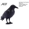 Window Decoration Crow Realistic Design Ornament, with Feather Texture Statue Texture, Stable Base Waterproof Sun-Resistant Gothic