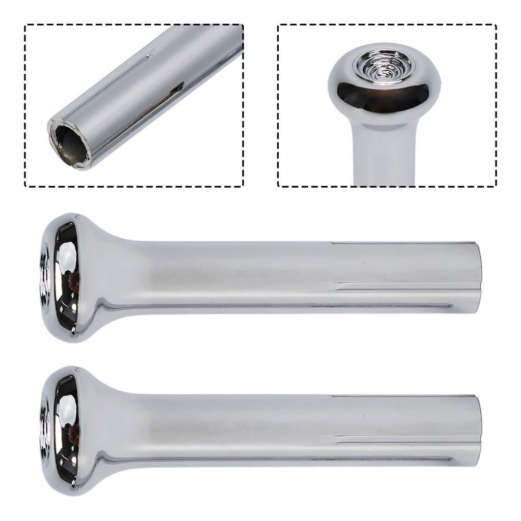 2x chromované knoflíky dveřních zámků pro Buick, Chevrolet, Pontiac 1971-1988, stříbrné, náhradní západka dveří