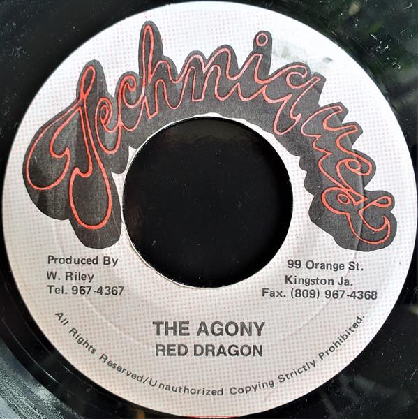 

7inch Record RED DRAGON - The Agony NONE Techniques Jamaica Reggae, Ska & Dub Used