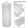 Cotton Pad Dispenser Container Transparent Cotton Pad Organizer Makeup Cotton Round Holder
