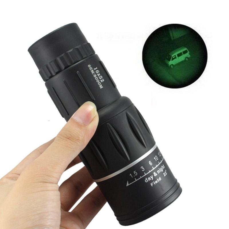 Buy Adjustable Zoom Monocular Telescope Camping Hunting 16*52 Monocular