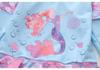 2026 Long Sleeve Girls' One-Piece Swimsuit Skirt Style with CPC Certification for Medium and Large Children
