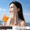 Sun Protection Sunscreen Mask Solid Color Neck Wrap Breathable Ice Silk Face Veil  Summer