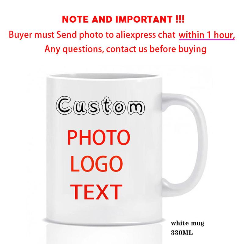 Personalized Photo Mug, Customize Family, Kids,Lovers,Logo, Text, Dog, Cat ,photos Mugs, Tea Milk Cup, Mother's Day Gift