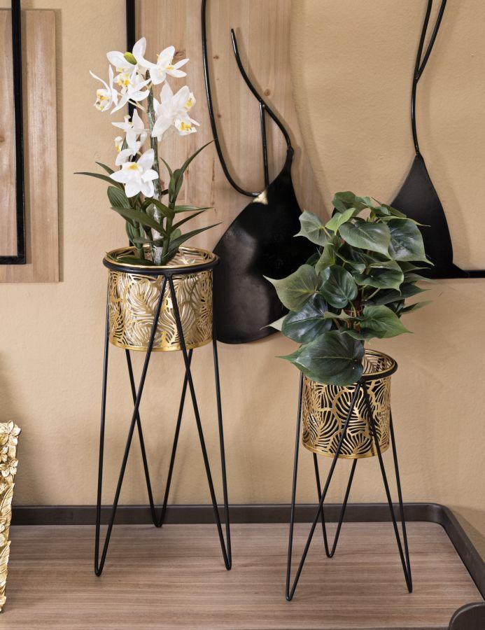 Vase Holder Drak Set 2 Pcs Cm 21X20X46-18X18X32