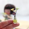 Glass Flower Vase Lovely Room Decoration Mini Flower Bottle Car Mirror Ornament