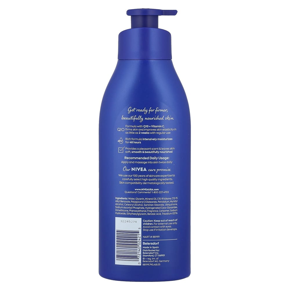 Nivea Body Lotion Nourishing Skin Firming 500ml (16.9 Fl Oz)