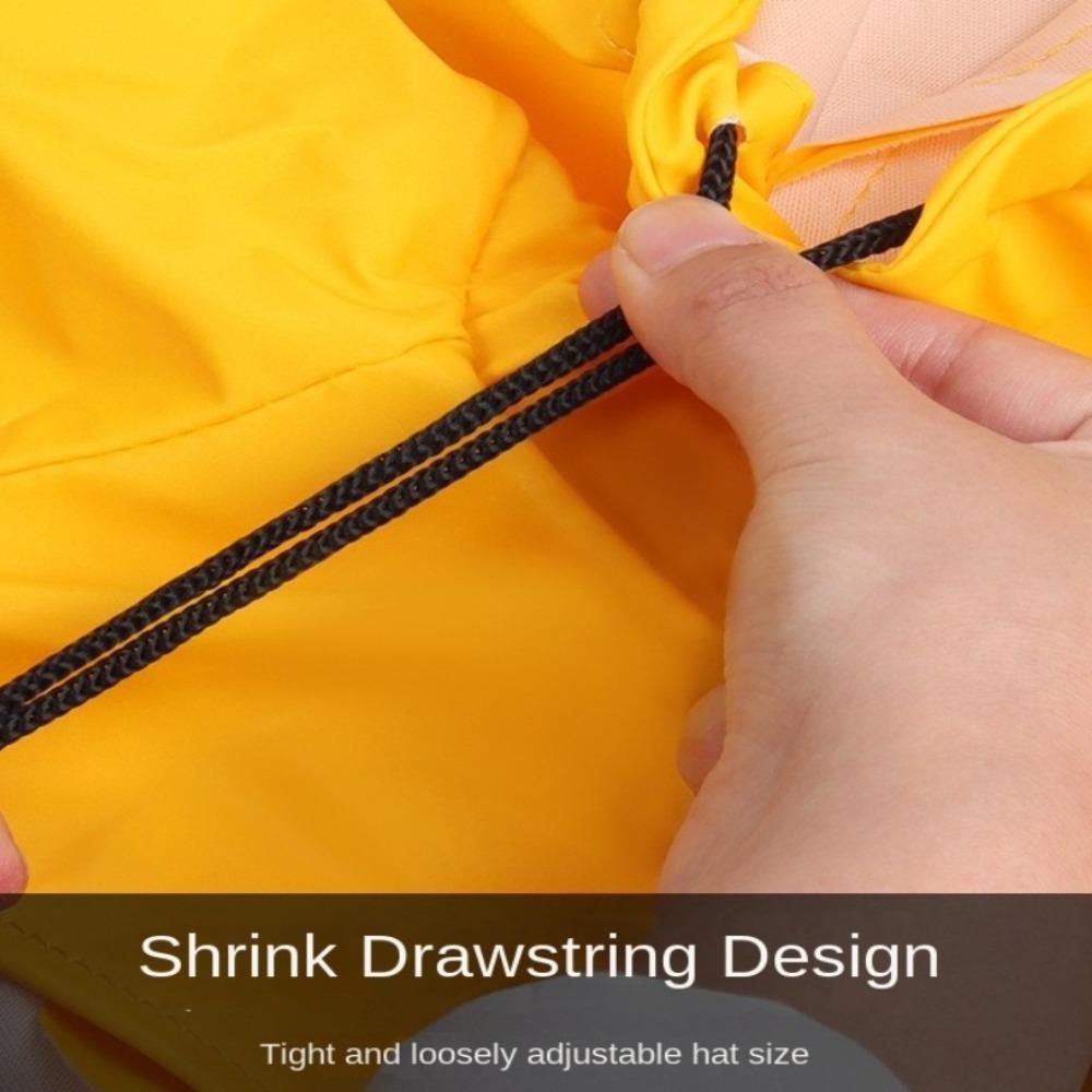 Durable Adjustable Pet Rain Jacket with Reflective Strip Breathable Dog Rain Poncho High-Visibility Waterproof Pet Coat Summer 5
