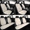 New Fashion Cartoon Bear/Love Print Washable Car Seat Cover Cushion Cute Car Seat Mat Backrest Decor Car Styling Interior