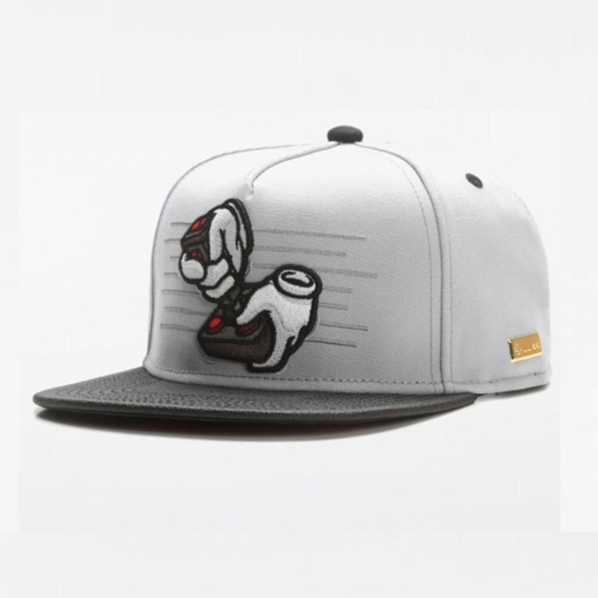 Grey Gamepad Electronic Contest Cartoon Adult Flat Rim Cap Sports Mountaineering Baseball Cap