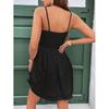 Elegant Women's Strap Dress, New Summer High-Waisted Pleated A-Line Midi Dress
