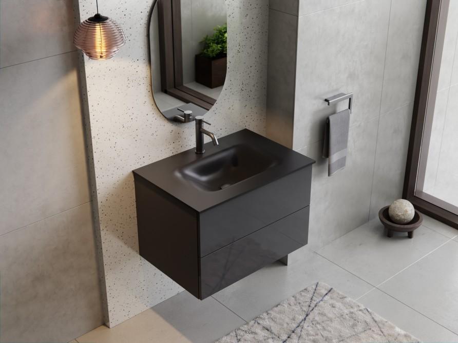ILLUSION chrome concealed washbasin tap Besco