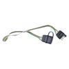 Trailer Light Wiring Extension Harness 4 Pin Male Female End Wire 24 Inch Flat 4 Way Lead for Utility Trailer Repair and Replacement Use