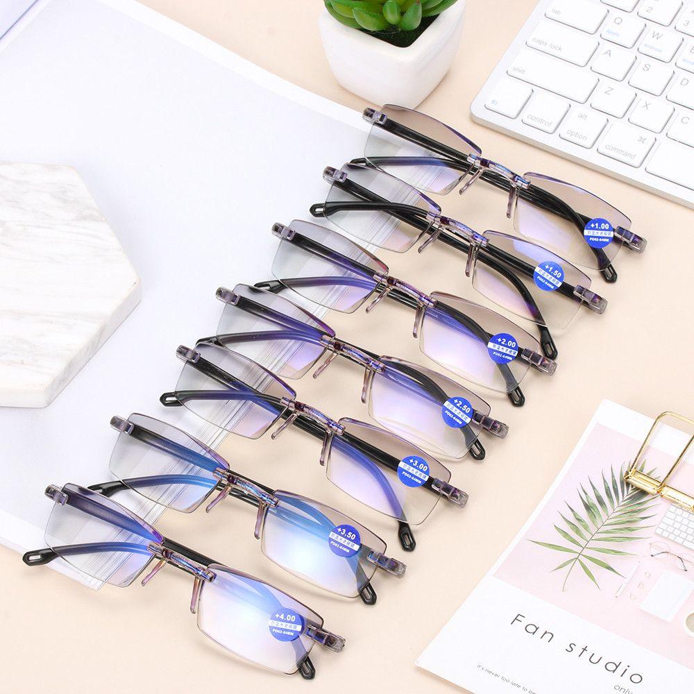 

Игровые очки без оправы с защитой от радиации, пресбиопии, очки для чтения с защитой от синего луча