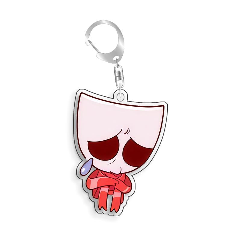 For The Amazing Digital Circus Kinger Gangle Kanfmo Zooble Acrylic Selfmade Cute Cartoon Anime Keychain Pendant Toy Gift 5cm