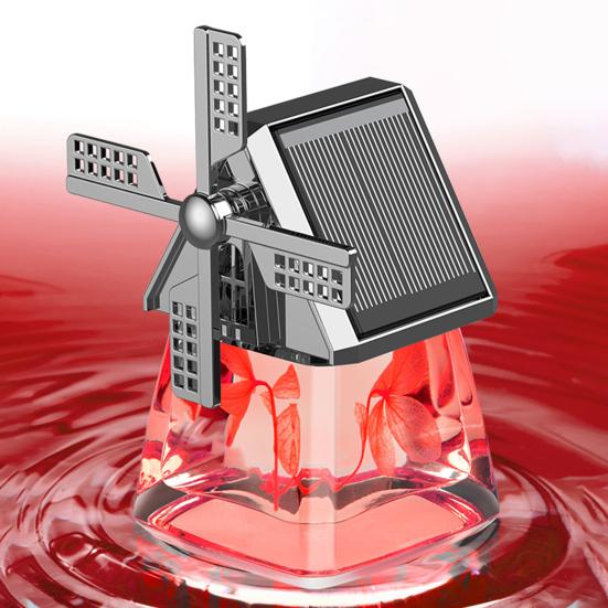 Auto Windmühle Solar Auto Parfüm Lufterfrischer Aromatherapie Niedliche Auto Energie Rotierende Aromatherapie Diffusor Innendekoration Zubehör