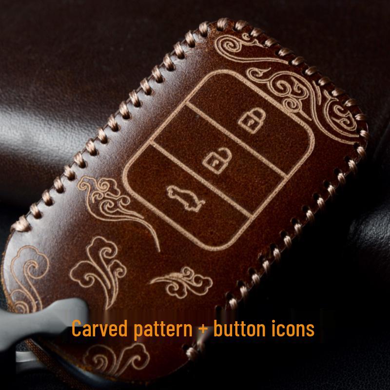 

Cowhide Key Case for Roewe I5/RX5 MAX Keychain Roewe 03