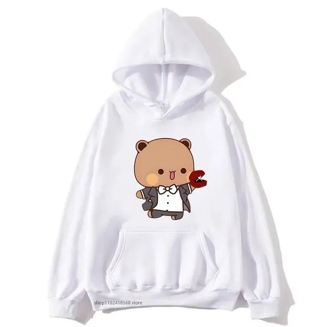 Marriage Bubu Dudu Panda Baby Bears Hoodies Women Couple Sweatshirts Kawaii Girl Boy Clothing Y2k Pullover Unisex