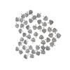 50Pcs Hollow Heart Pendant Necklace Bracelet Alloy Pendant Jewelry Decoration