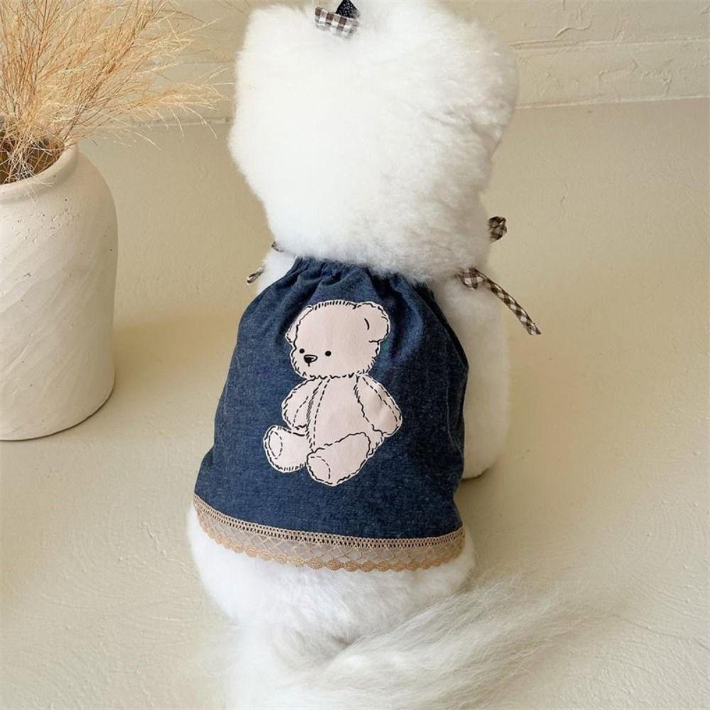 Cute Pet Summer Clothes Soft Cat Princess Skirt Pet Supplies Dog Dress for Puppy Kitten