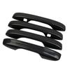 Carbon Fiber Style Exterior Side 4-Door Handles Trims Cover For Honda Accord